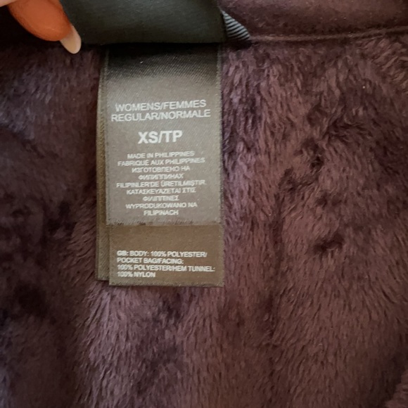 Purple North face jacket XS with chromium thermal layer - Picture 3 of 4